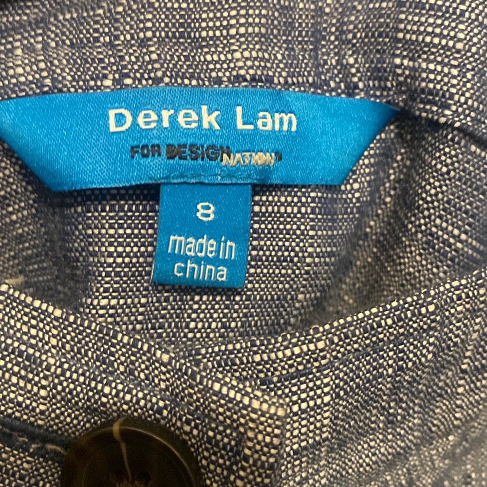 A beautiful strap, jean dress by Derek Lam
